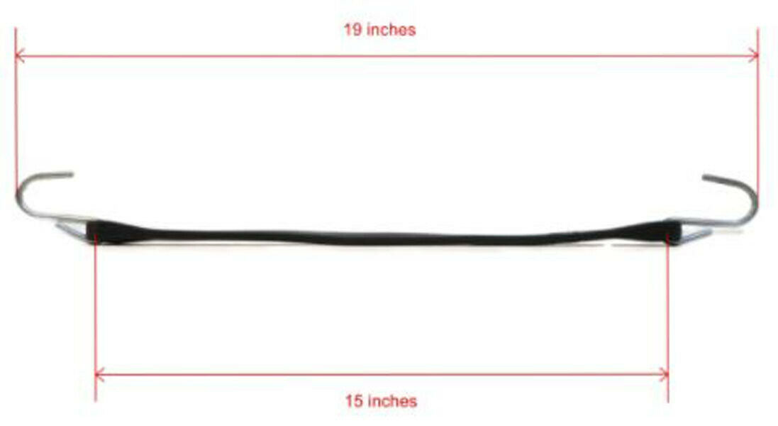 1/4''-6mm Black Polyester Shock Cord 50 ft